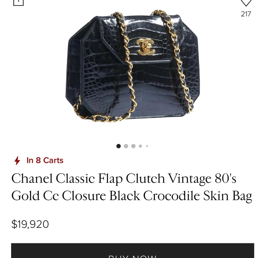 Chanel crocodile brown stunning bag - Picture 14 of 14